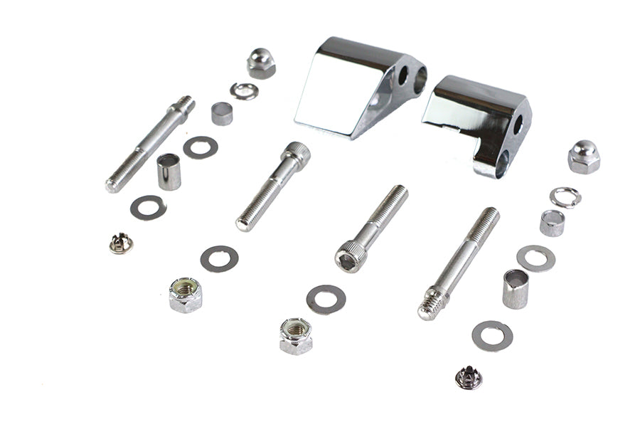 Wyatt Gatling Chrome Mirror Mount Block - additional view 3