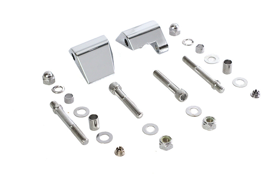 Wyatt Gatling Chrome Mirror Mount Block - additional view 4