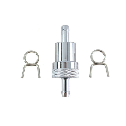 Alloy Fuel Filter Chrome - V-Twin 35-0516