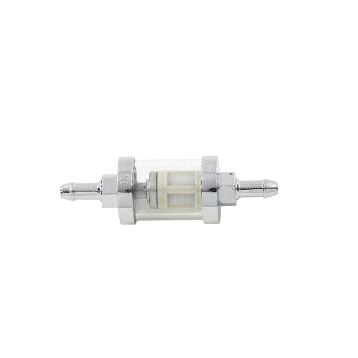 Kleer-Thru Fuel Filter Chrome and Glass - V-Twin 35-0517