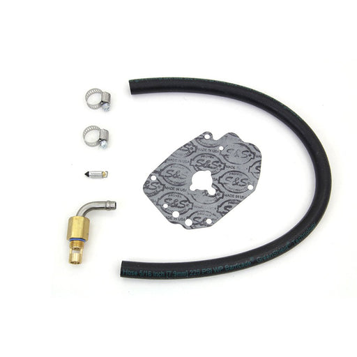 Retrofit Fuel Line Kit Black for S&S E" and OKO Carburetors - S&S Cycle 190-0005