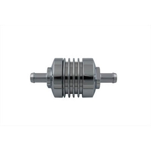 Chrome Billet Fuel Filter - V-Twin 35-0635