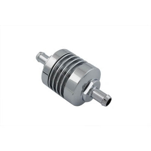 Chrome Billet Fuel Filter - V-Twin 35-0635
