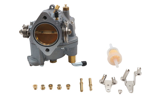 V-Twin Manufacturing OKO Performance Shorty 47mm Carburetor Natural