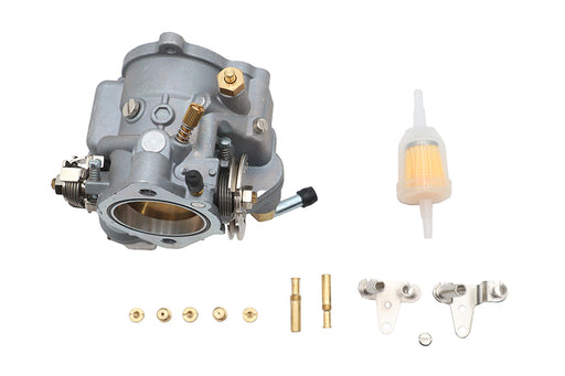 V-Twin Manufacturing OKO Performance Shorty 47mm Carburetor Natural - additional view 2