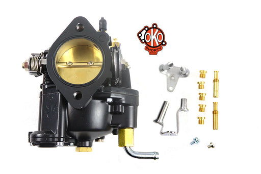 V-Twin Manufacturing OKO Performance 1-7/8 Shorty Carburetor Black