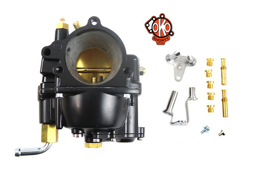V-Twin Manufacturing OKO Performance 1-7/8 Shorty Carburetor Black - additional view 2