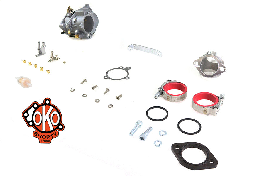V-Twin Manufacturing OKO 47mm Shorty Carburetor Kit - additional view 3
