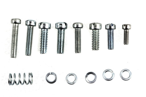 V-Twin Manufacturing Linkert Throttle Lever Replacement Screw and Spring Kit Zinc