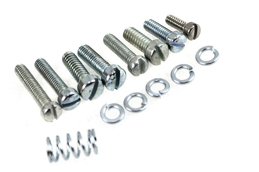 V-Twin Manufacturing Linkert Throttle Lever Replacement Screw and Spring Kit Zinc - additional view 2