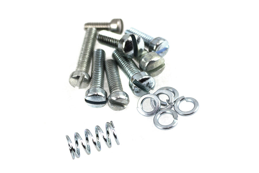 V-Twin Manufacturing Linkert Throttle Lever Replacement Screw and Spring Kit Zinc - additional view 3