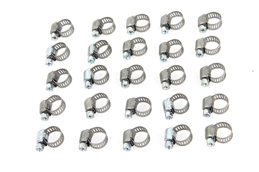 V-Twin Manufacturing Stainless Steel Worm Clamp with Phillips Screw