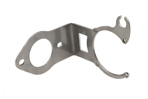 V-Twin Manufacturing CV Carburetor Mount Bracket Natural Stainless Steel