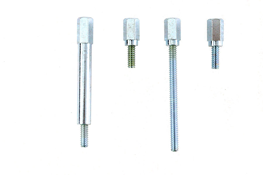 V-Twin Manufacturing Shorty Float Bowl Screw Set Zinc - additional view 4