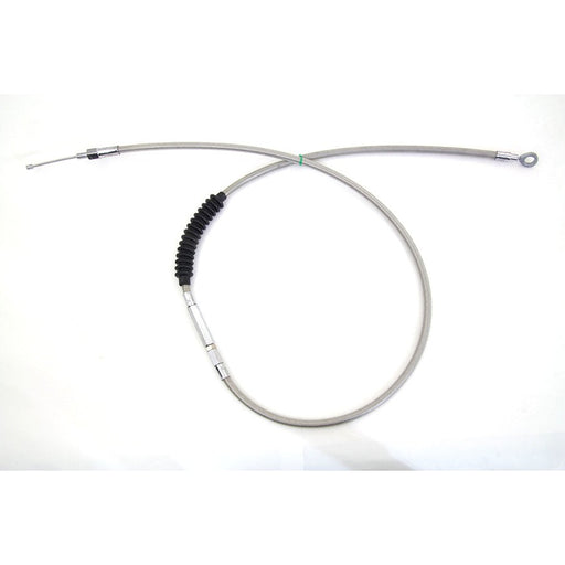 60.63 Braided Stainless Steel Clutch Cable - V-Twin 36-8055 - OEM 36753-87A - Evolution 1987-1994
