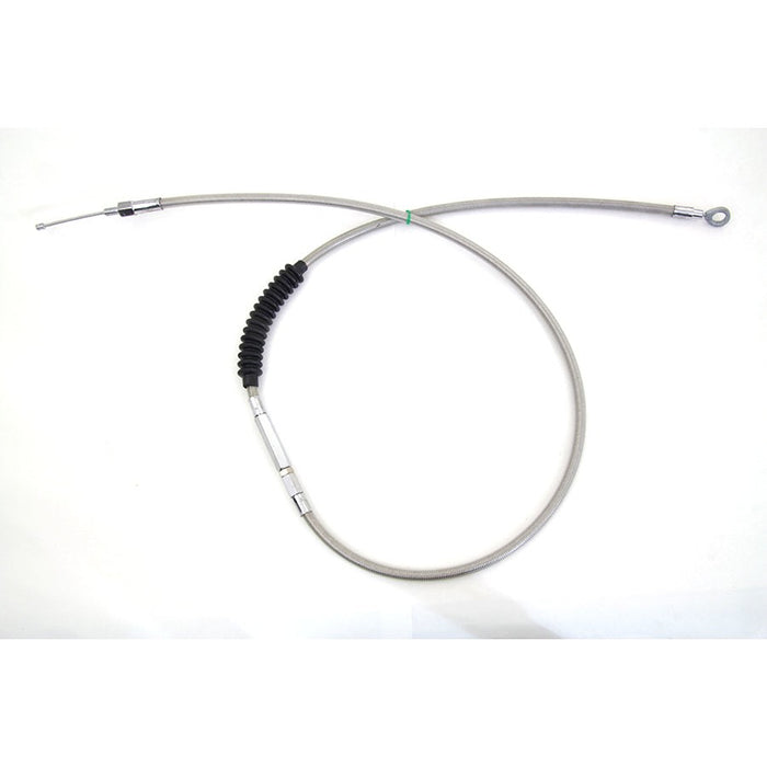 60.63 Braided Stainless Steel Clutch Cable - V-Twin 36-8055 - OEM 36753-87A - Evolution 1987-1994