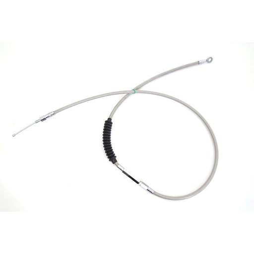 60.63 Braided Stainless Steel Clutch Cable - V-Twin 36-8055 - OEM 36753-87A - Evolution 1987-1994