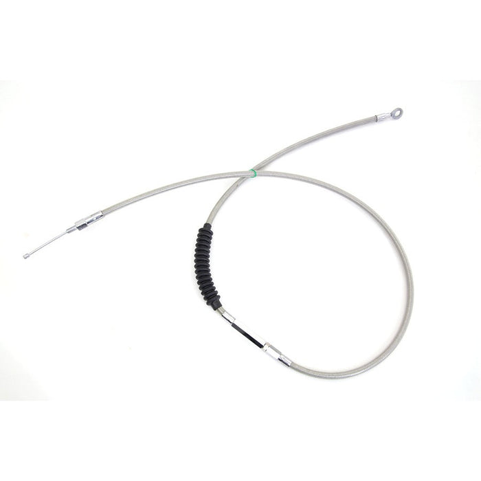 60.63 Braided Stainless Steel Clutch Cable - V-Twin 36-8055 - OEM 36753-87A - Evolution 1987-1994