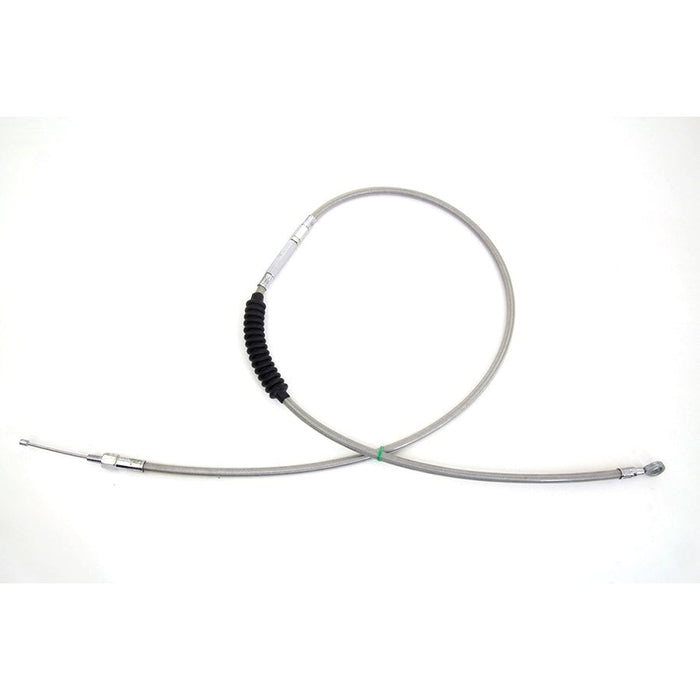 60.63 Braided Stainless Steel Clutch Cable - V-Twin 36-8055 - OEM 36753-87A - Evolution 1987-1994