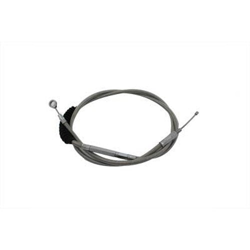 57.63 Braided Stainless Steel Clutch Cable - V-Twin 36-8056 - OEM 36755-87A - Evolution 1987-1993