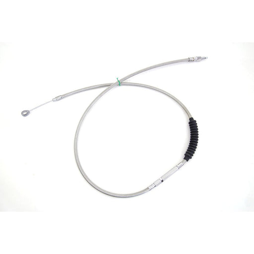 60.69 Braided Stainless Steel Clutch Cable - V-Twin 36-8060 - OEM 38617-95 - Evolution 1995-1997