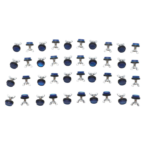 License Plate Frame Reflector Set Blue - Chris Products CH40B