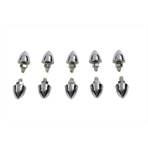 License Plate Frame Chrome Krommet Set - V-Twin 37-0501 - OEM 93009-77