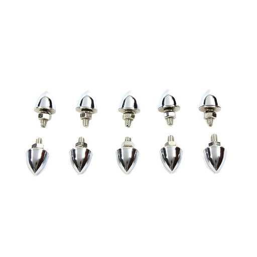 License Plate Frame Chrome Krommet Set - V-Twin 37-0501 - OEM 93009-77
