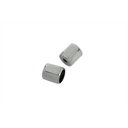 OE Turn Signal Bar End Nuts Chrome - OE 68424-89 - OEM 68424-89 - Big Twin 0+