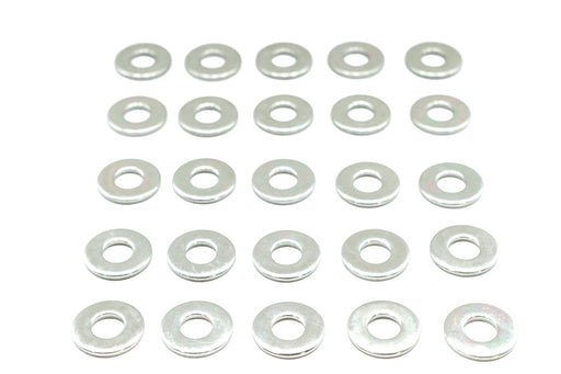Eastern Zinc Flat Washers 1/4 Inner Diameter