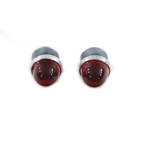 License Plate Reflector Set Red - V-Twin 37-0933