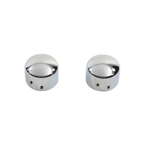 Chrome Front Axle Cap Cover Set Cap Style - V-Twin 37-0999 - OEM 44117-07A