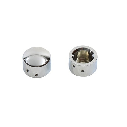 Chrome Front Axle Cap Cover Set Cap Style - V-Twin 37-0999 - OEM 44117-07A