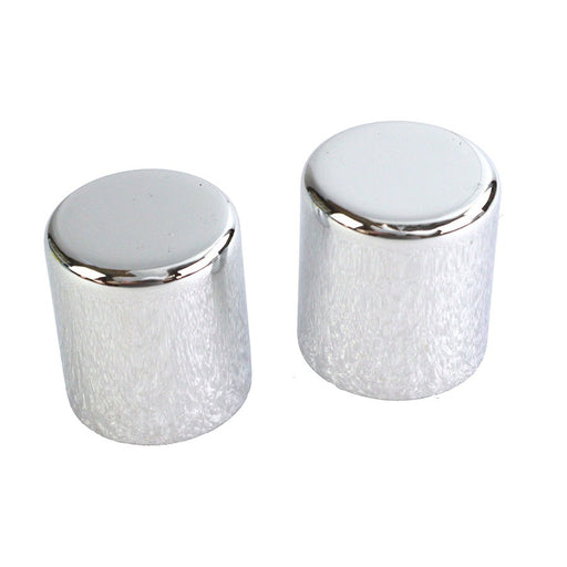 Large Magnetic Docking Points Cover Set Chrome - V-Twin 37-1154 - OEM 48220-10