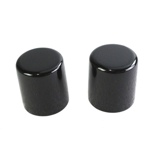 Large Magnetic Docking Points Cover Set Gloss Black - V-Twin 37-1155 - OEM 48223-10
