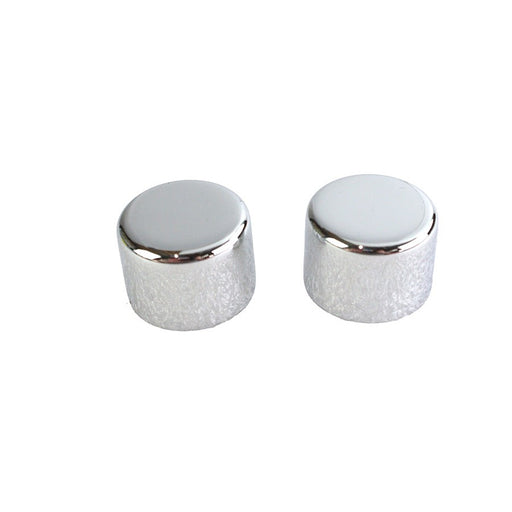 Short Magnetic Docking Points Cover Set Chrome - V-Twin 37-1158 - OEM 48218-10
