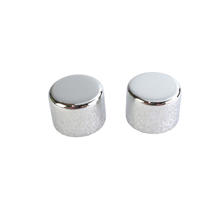 Short Magnetic Docking Points Cover Set Chrome - V-Twin 37-1158 - OEM 48218-10