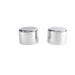Short Magnetic Docking Points Cover Set Chrome - V-Twin 37-1158 - OEM 48218-10
