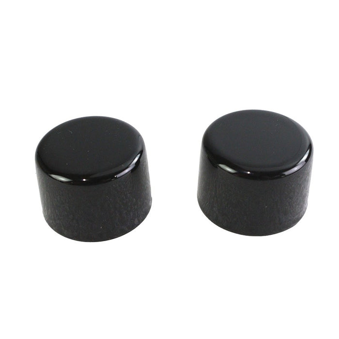 Short Magnetic Docking Points Cover Set Gloss Black - V-Twin 37-1159 - OEM 48221-10