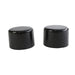 Short Magnetic Docking Points Cover Set Gloss Black - V-Twin 37-1159 - OEM 48221-10