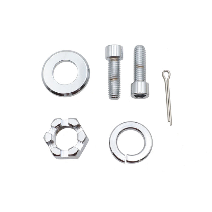 Chrome Rear Axle Nut Kit - Ultima 41-180 - Big Twin 0+