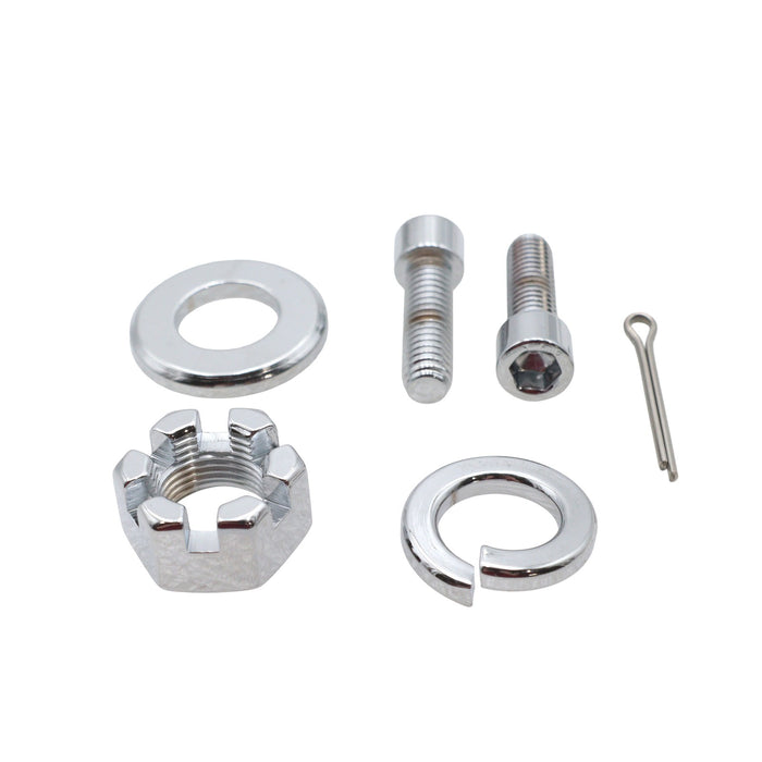 Chrome Rear Axle Nut Kit - Ultima 41-180 - Big Twin 0+