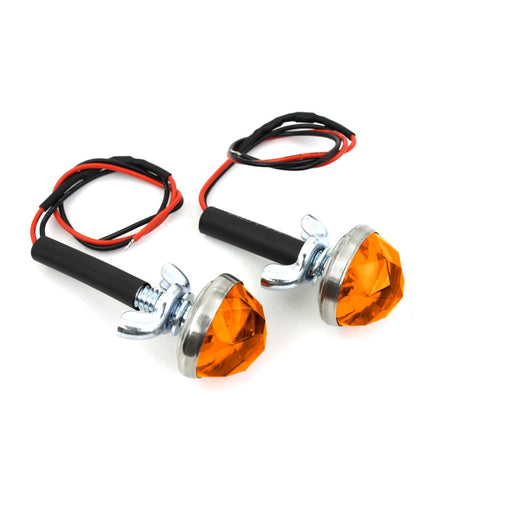 Amber LED Reflector Set - V-Twin 37-1429