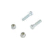 Male Footpeg Bolt Kit Zinc Plated - V-Twin 37-1679