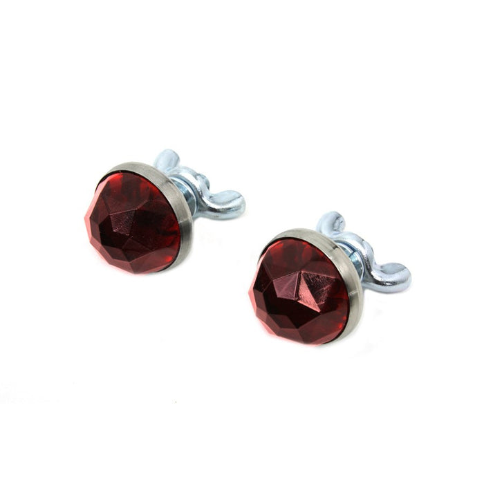 Red Reflector Set - V-Twin 37-1964