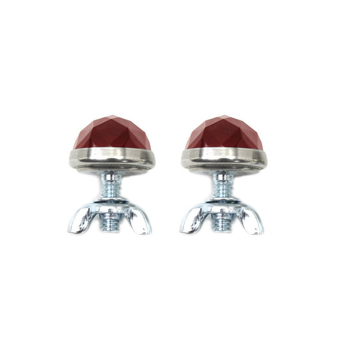 Red Reflector Set - V-Twin 37-1964