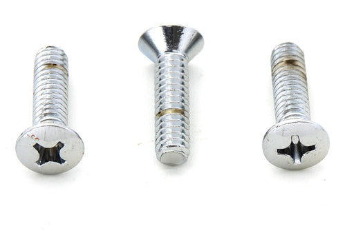 V-Twin Manufacturing Chrome Cover Screw Set
