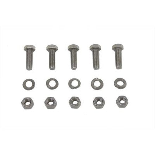 Stainless Steel Muffler Clamp Bolt Set - V-Twin 37-8683