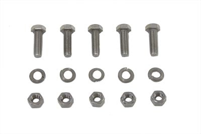 V-Twin Manufacturing Stainless Steel Muffler Clamp Bolt Set