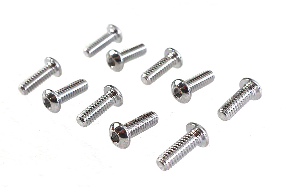 Colony Allen Button Head Screws Chrome 1/4 X 3/4"" - additional view 3